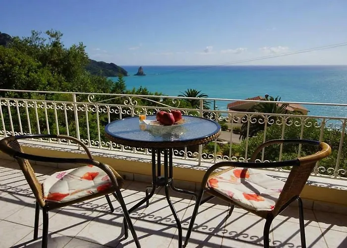 Natalia B With Panoramic Sea Views Of Agios Gordios Bay