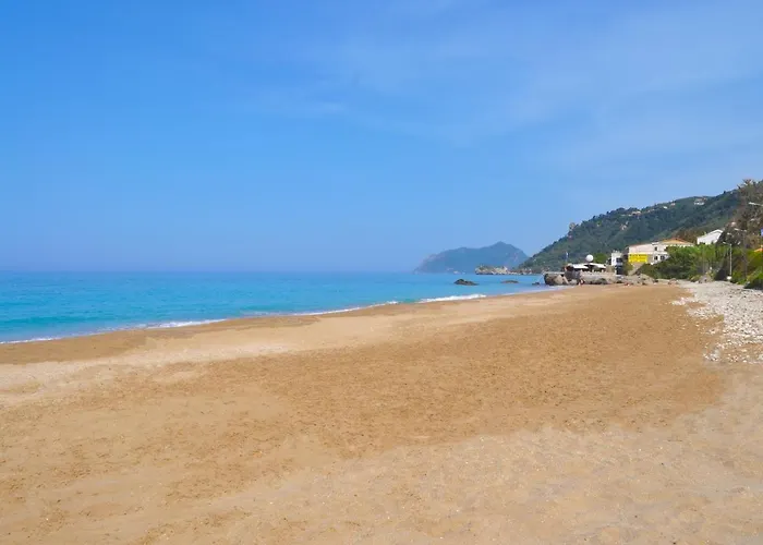 شقة Natalia B With Panoramic Sea Views Of Agios Gordios Bay