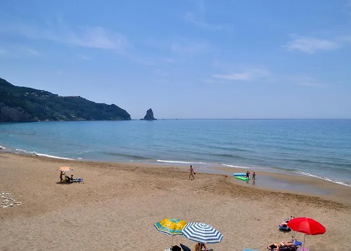 شقة Natalia B With Panoramic Sea Views Of Agios Gordios Bay آغيوس غوذيوس
