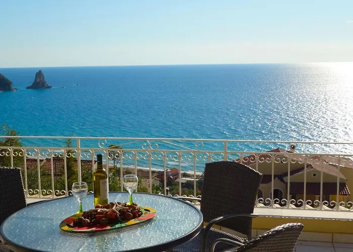 Natalia B With Panoramic Sea Views Of Agios Gordios Bay