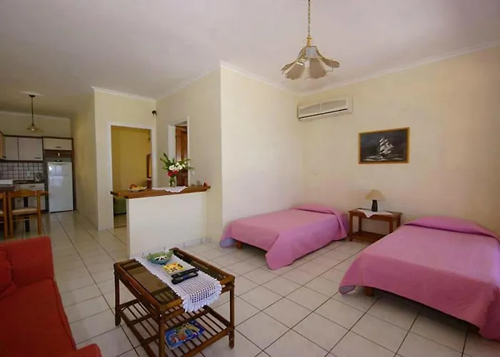Natalia B With Panoramic Sea Views Of Agios Gordios Bay شقة *