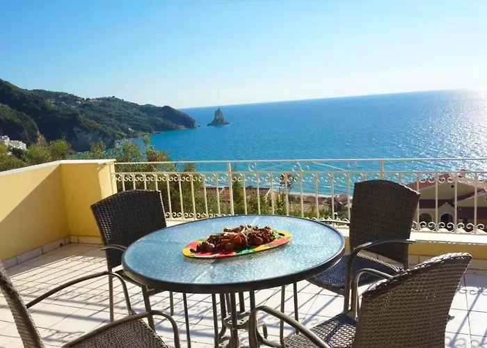 Natalia B With Panoramic Sea Views Of Agios Gordios Bay آغيوس غوذيوس