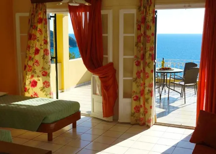 شقة Natalia B With Panoramic Sea Views Of Agios Gordios Bay