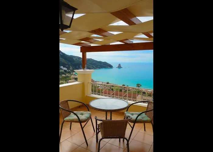 Natalia B With Panoramic Sea Views Of Agios Gordios Bay آغيوس غوذيوس